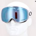 Occhiali da sci Oakley Flight Deck M bianco opaco/prizm snow sapphire iridium 7