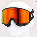 Occhiali da sci Oakley Target Line L nero opaco/iridio fuoco 8