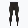 Pantaloni ODLO Ceramiwarm da uomo nero/grigio cemento