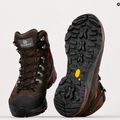 Stivali da trekking da donna SCARPA ZG Pro GTX caffè scuro/prugna rossa 11