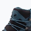 Scarponi da trekking da uomo Mammut Ducan Mid GTX nero/poseidon chiaro 8