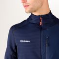 Felpa da trekking da uomo Mammut Aconcagua Light ML con cappuccio marino 4