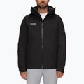 Giacca 3 in 1 da uomo Mammut Convey 3 in 1 HS con cappuccio nero/nero