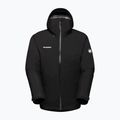 Giacca 3 in 1 da uomo Mammut Convey 3 in 1 HS con cappuccio nero/nero 5