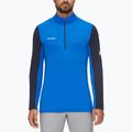 Mammut felpa da trekking da uomo Aenergy ML Half Zip Pull ghiaccio/marino