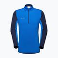 Mammut felpa da trekking da uomo Aenergy ML Half Zip Pull ghiaccio/marino 9