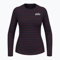 Maglia termica da donna ODLO Warm Originals Stripes Bl Top Crew Neck dark saphire 4