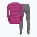 Set di intimo termico per bambini ODLO Active Warm Eco grigio acciaio melange/festival fusia 2