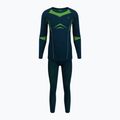 Set di biancheria intima termica da uomo ODLO Fundamentals Performance Warm zaffiro scuro/giallo