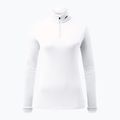 Giacca da sci donna KJUS Feel Midlayer mezza zip bianco