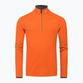 Felpa da sci KJUS Feel Midlayer mezza zip da uomo kjus arancione