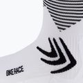 X-Socks Calzini da corsa per bicicletta bianco artico/nero opale 4