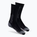 Calzini da trekking da uomo X-Socks Trek Silver opal nero/dolomite/grigio melange