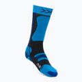 Calze da sci per bambini X-Socks Ski 4.0 antracite melange/blu elettrico 2