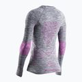 Maglia donna termoattiva a maniche lunghe X-Bionic Energy Accumulator 4.0 Melange grigio melange/rosa 6