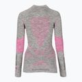 Maglia donna termoattiva a maniche lunghe X-Bionic Energy Accumulator 4.0 Melange grigio melange/rosa 2