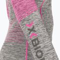 Maglia donna termoattiva a maniche lunghe X-Bionic Energy Accumulator 4.0 Melange grigio melange/rosa 4