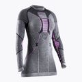 Manica lunga termoattiva da donna X-Bionic Apani 4.0 Merino nero/grigio/rosa 4
