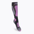 Calze da sci donna X-Socks Ski Touring Silver 4.0 antracite melange/magnolia