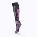 Calze da sci donna X-Socks Ski Touring Silver 4.0 antracite melange/magnolia 2