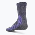 Calze da trekking da donna X-Socks Trek X Merino grigio viola melange/grigio melange 2