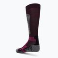 Calzini da sci da donna X-Socks Ski Energizer Lt 4.0 nero/fluopink/stonegrey melange 2