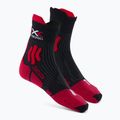 Calze da triathlon X-Bionic Triathlon 4.0 rosso/nero da uomo