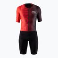 Tuta da triathlon da uomo X-Bionic Dragonfly 5G Uomo R018 rosso/nero