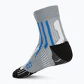 Calzini da corsa X-Socks Run Speed Two 4.0 da uomo, grigio perla/blu avana 2