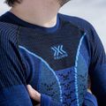 Maglia termica da uomo X-Bionic Merino dark ocean/sky blue 6