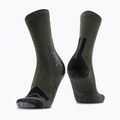 Calzini da uomo X-Socks Hike Expert Silver Crew green/black