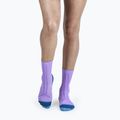 Calzini da corsa da donna X-Socks Trailrun Discover Crew orchid/sunset blue 3