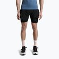 Pantaloncini da corsa X-Bionic Twyce Race 2in1 da uomo, nero/carbone