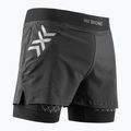 Pantaloncini da corsa X-Bionic Twyce Race 2in1 da uomo, nero/carbone 2