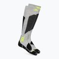 Calze da sci X-Socks Ski Discover Otc rhino grey/canary
