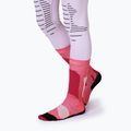 Calzini da sci per bambini X-Socks Ski Discover Otc rosa chiaro/sabbia chiaro 4