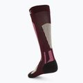 Calze da sci donna X-Socks Ski Touring Perform Otc viola intenso/sabbia chiaro 2