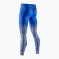 Leggings termici X-Bionic Invent Fx da uomo blu fiorito/grigio chiaro 2