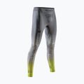 Pantaloni termici da uomo X-Bionic Invent Fx rhino grey/light grey/canary