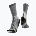 X-Socks Run Expert Silk Merino Crew calzini grigio foca/sabbia chiaro 4