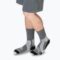 X-Socks Run Expert Silk Merino Crew calzini grigio foca/sabbia chiaro 6