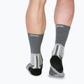 X-Socks Run Expert Silk Merino Crew calzini grigio foca/sabbia chiaro 7