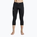 Pantaloni termici da uomo X-Bionic Symbio Merino 3/4 black