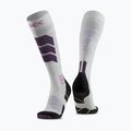 Calze da sci X-Socks Ski Expert Silk Merino Otc white/lavender