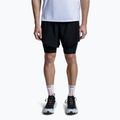 Pantaloncini da corsa X-Bionic Efektor 2in1 da uomo x nero/x nero