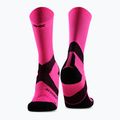X-Socks Bike Expert Crew calzini rosa fluo/x nero