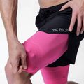 Pantaloncini da corsa X-Bionic Efektor 2in1 x nero/rosa da uomo 3