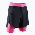 Pantaloncini da corsa X-Bionic Efektor 2in1 x nero/rosa da uomo 4