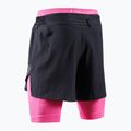 Pantaloncini da corsa X-Bionic Efektor 2in1 x nero/rosa da uomo 5