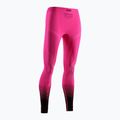 Pantaloni termici da donna X-Bionic Invent Graphics fluo pink/x white 8